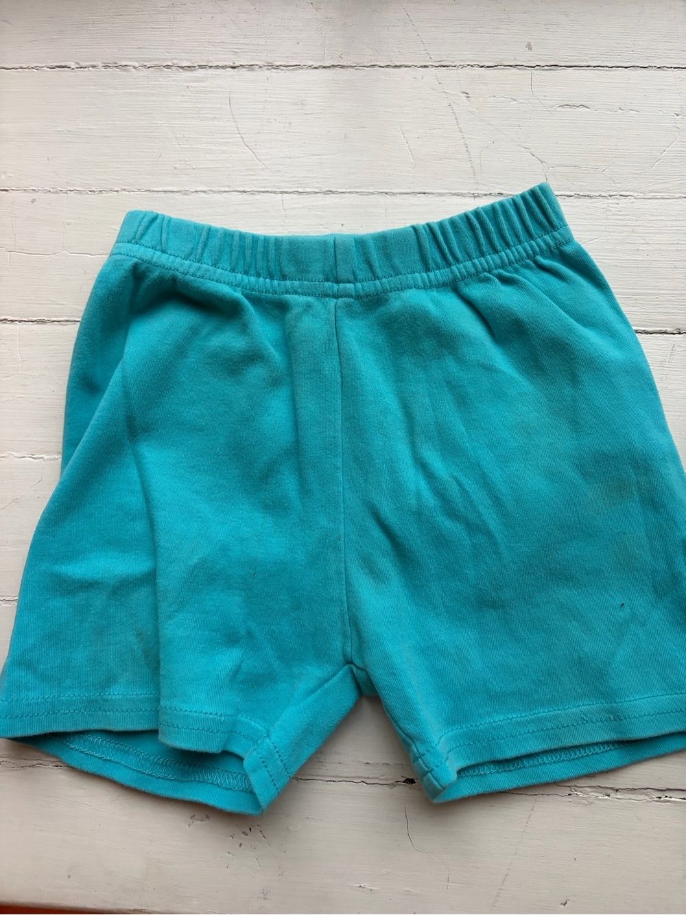 Zutano Turquoise Elastic-Waist Kids Shorts